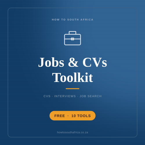 Free Jobs and CVs Toolkit