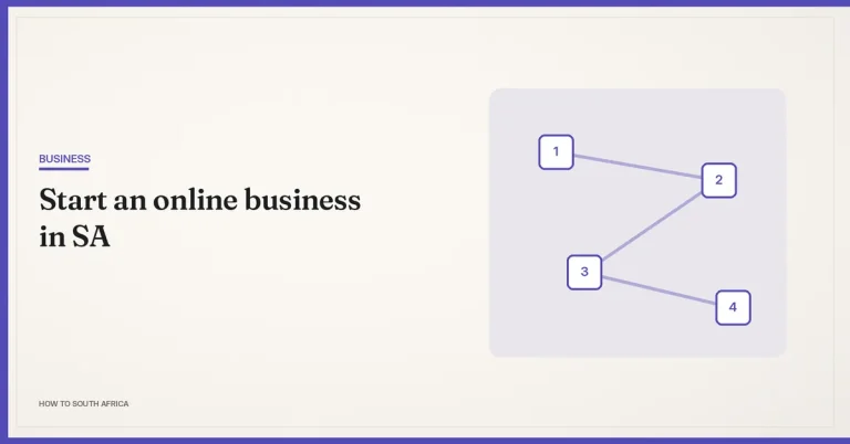 Roadmap for starting an online business in South Africa